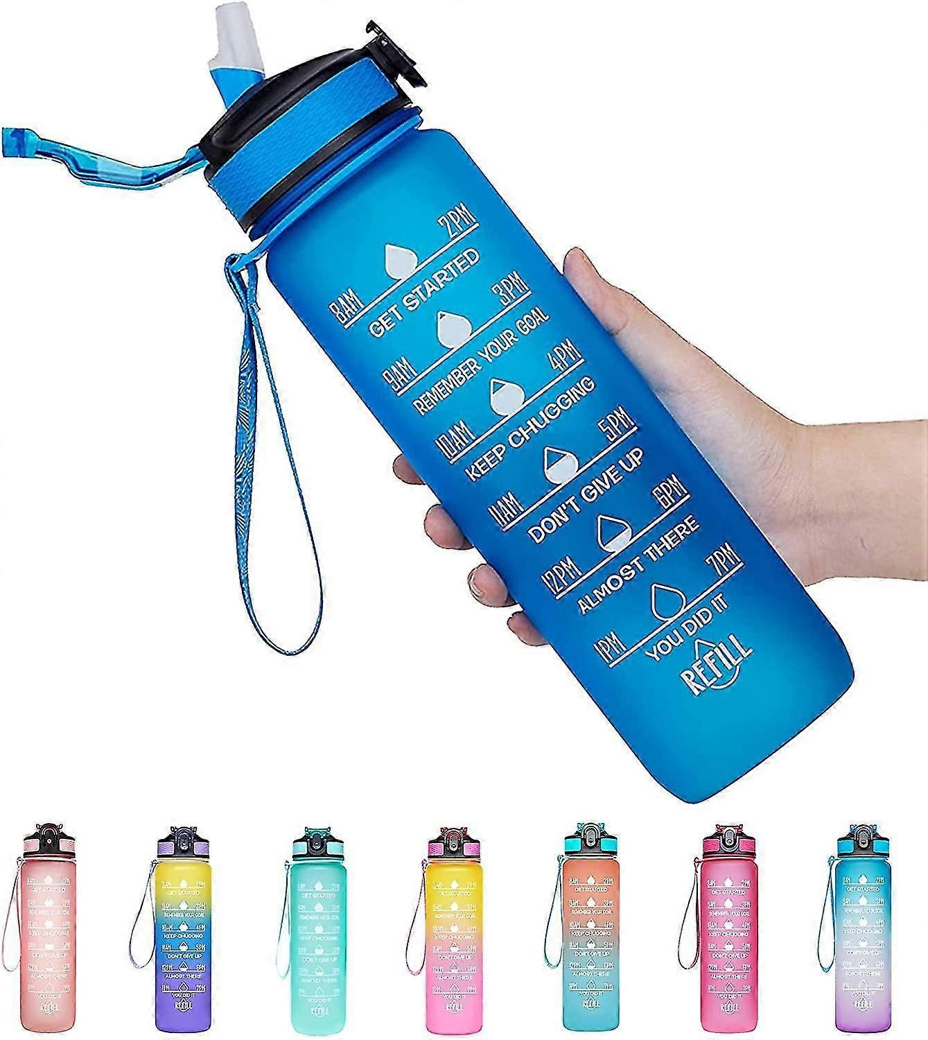 32oz تسرب Bpa مجانا زجاجة مياه الشرب لعشاق الهواء الطلق
