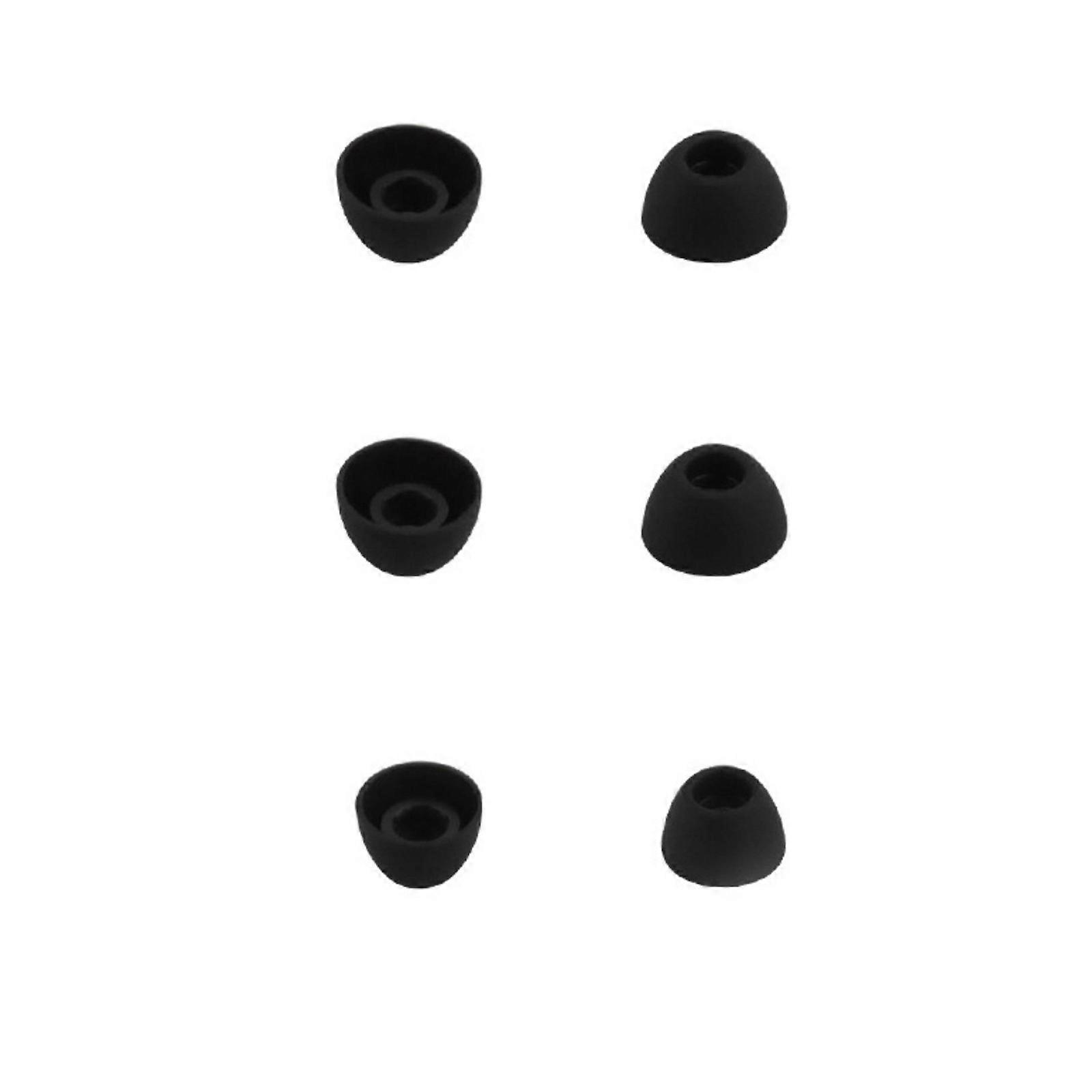 Kulaklıklar Kulaklık Uçları Değiştirme Yükseltilmiş Yumuşak Kulak Tomurcuk İpuçları ComfoBuds Mini 10 Silikon Kulak Tıkaçları Kulaklık Uçları 3 Çift / Set Siyah