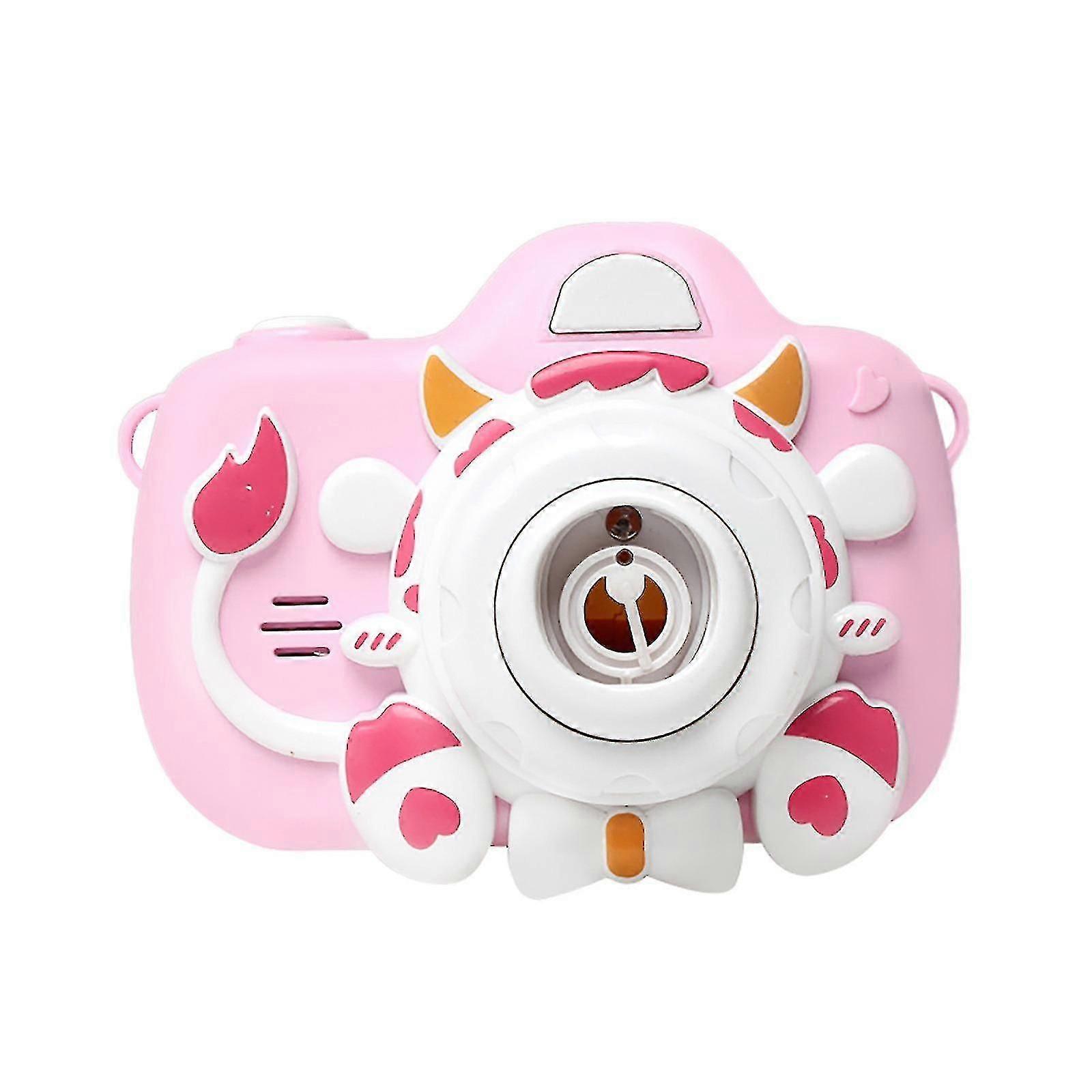 Caméra à bulles pour enfants Jouet Chat Mignon Vache Machine à bulles Bulle Soufflant Jouet