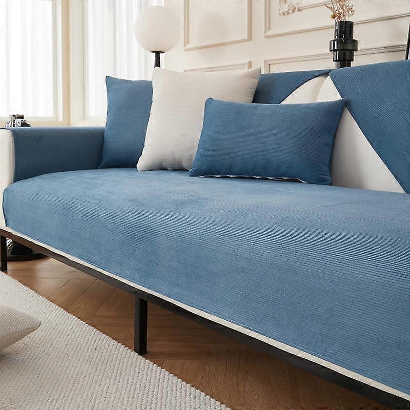 Nordic Sofa Mat Thicken Plush Soft Sofa Cover for Living Room Non-Slip Washable Sofa Towel Backrest Blanket Home Decor