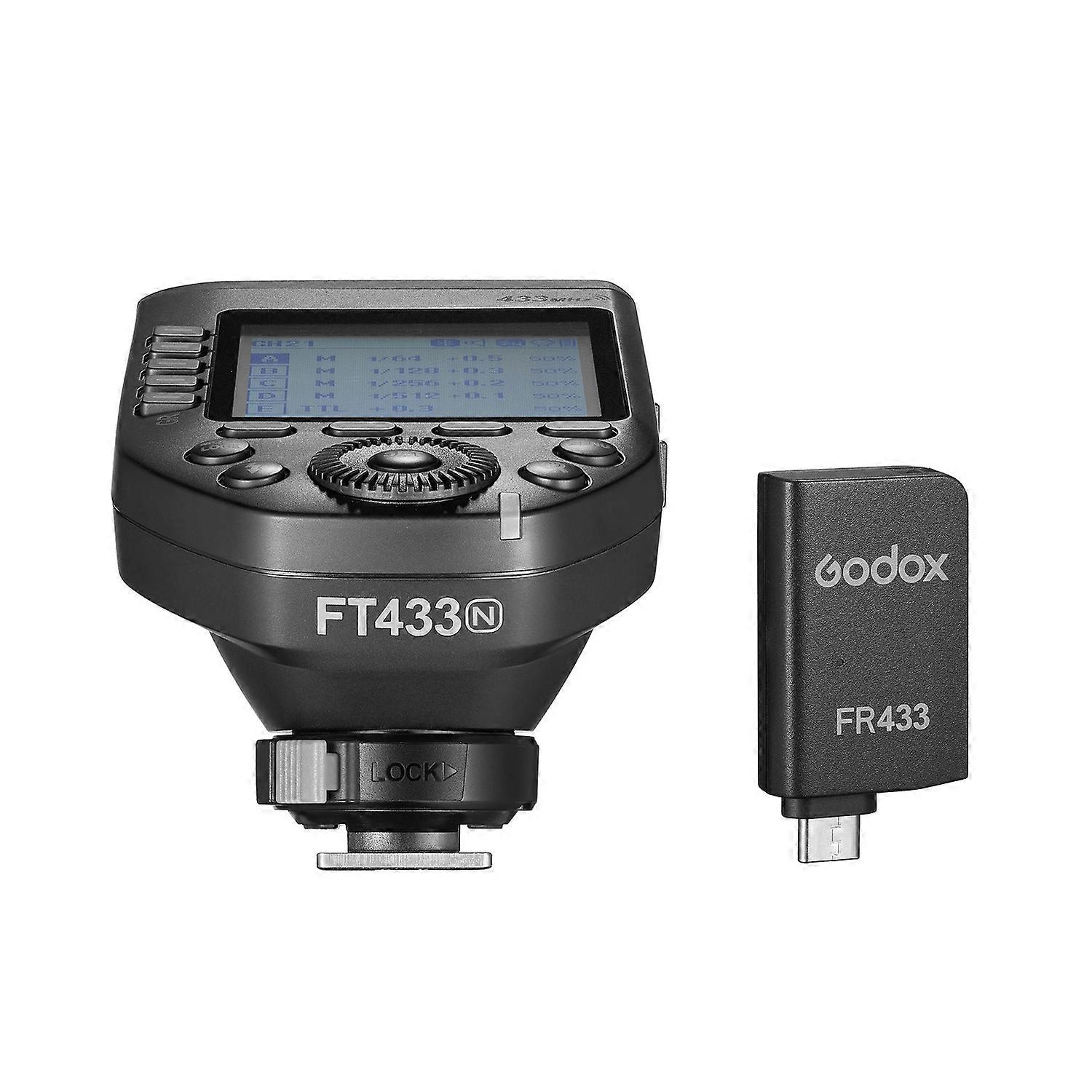 Godox FT433 TTL Wireless Flash Trigger 433MHz Signal Control 1/8000s HSS APP Wireless Control Compat