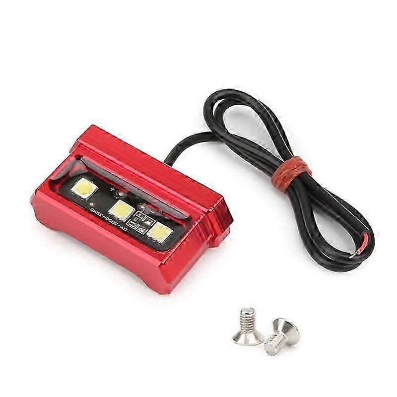 12V Motorcycle LED License Plate Light Decorative Frame Rear Tail Number Light Universal Indicators Motorbike Parts B36BMotor Vehicle Frame & Body Pa