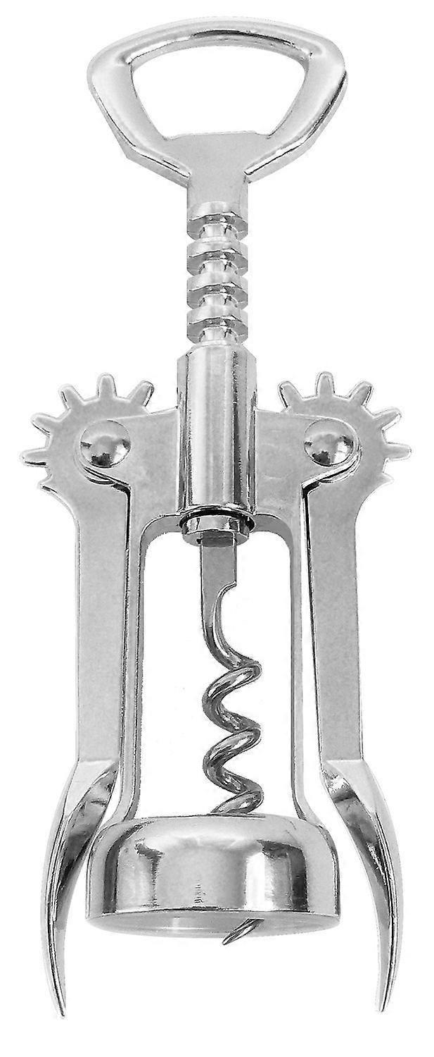 Wing Corkscrew Wine Opener Premium All-In-One Corkscrew And Bottle Opener Stainless Steel Foil Cutter Compact Size Money-Back Guarantee
