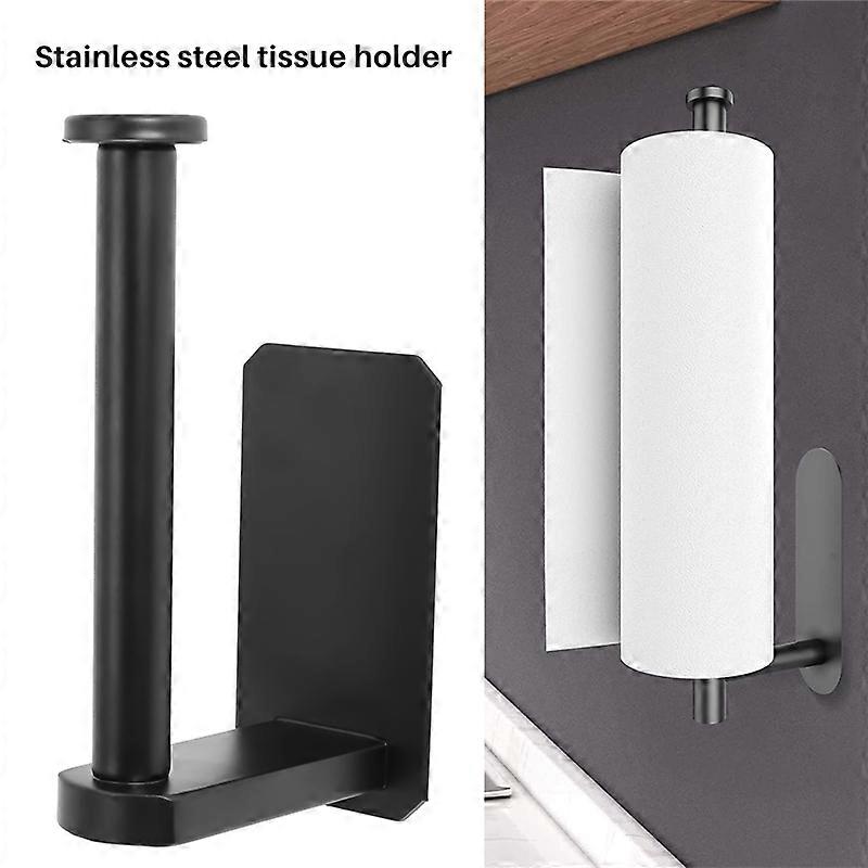 Toilet Paper Holder Self Adhesive Kitchen for Bathroom Stick on Wall