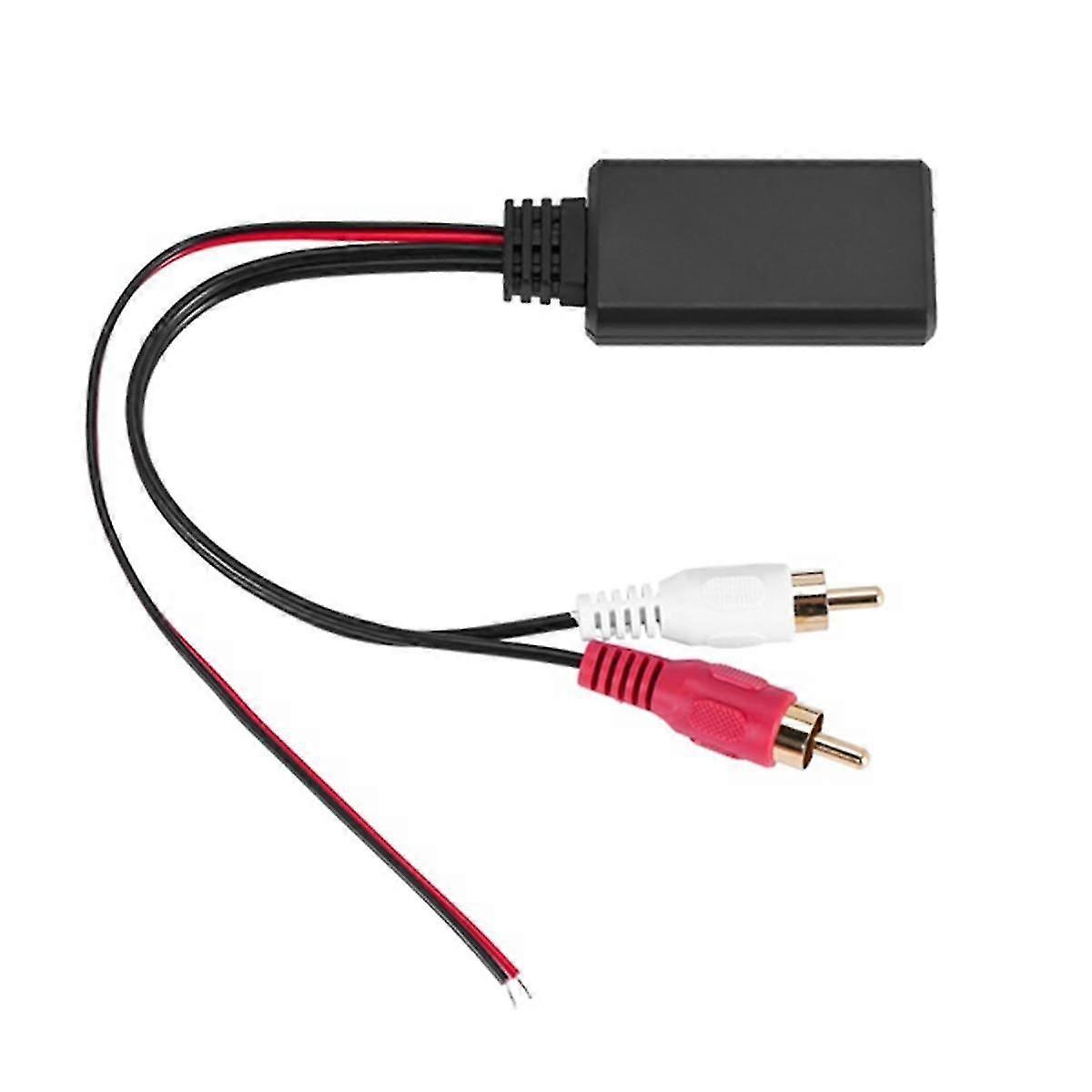 2 Pcs Car Universal Wireless Bluetooth Module Music Adapter Aux Audio Cable