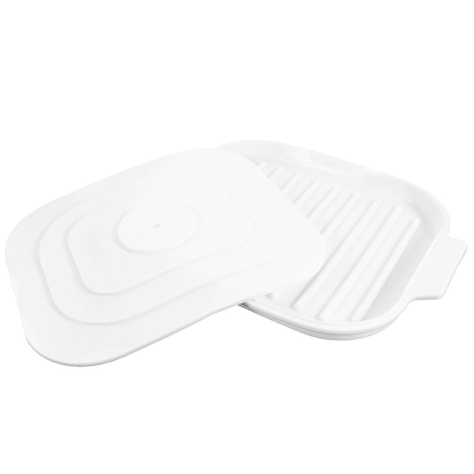 Bacon Cooking Tray Microwave Baking Dish Multi-functional Bread Baking Plate Silicone Tray
