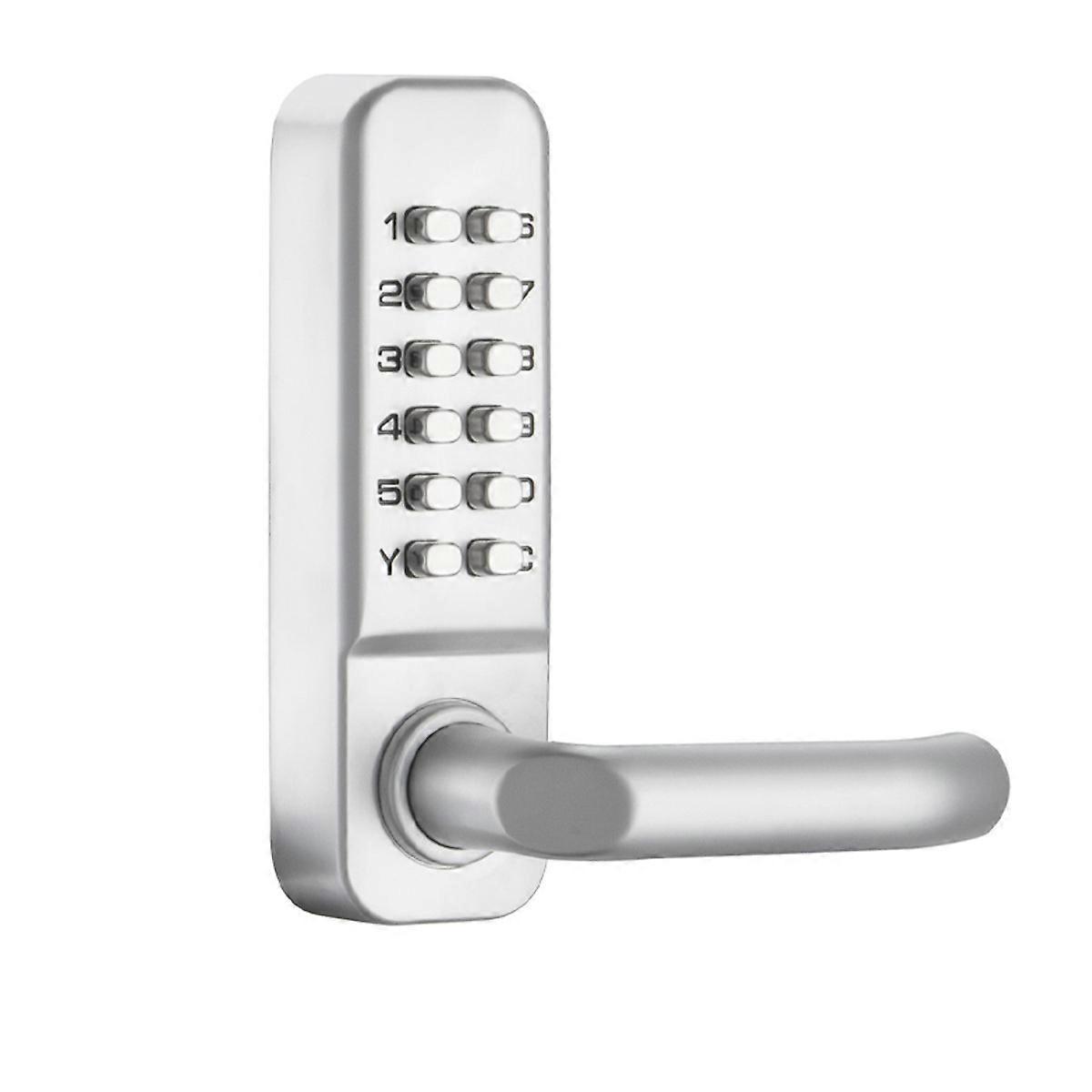Mechanical Keyless Entry Lock, Digital Door Lock, Zinc Alloy