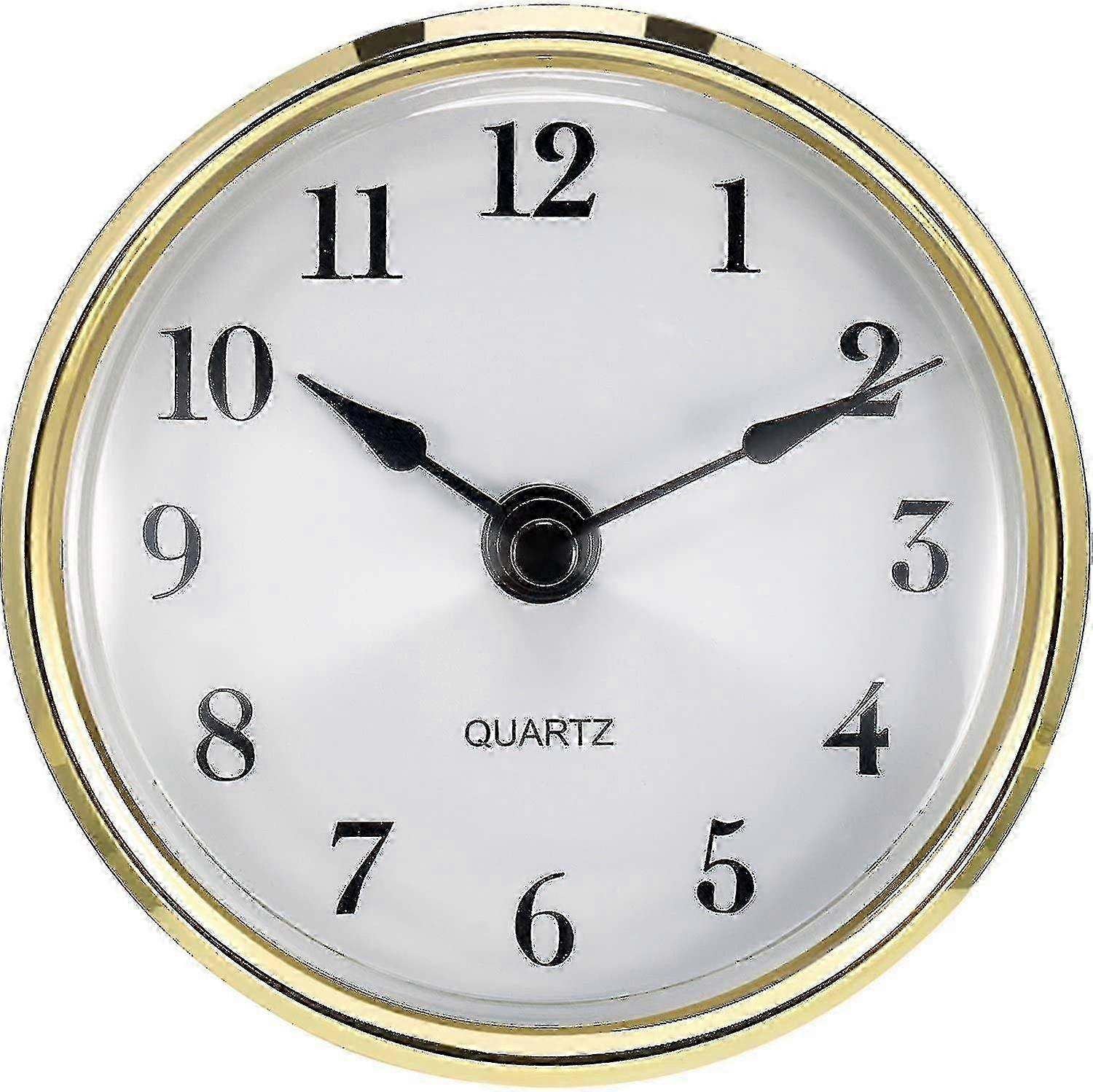 80mm Quartz Clock Fit-up/insert With Arabic Numeral, Quartz Movement