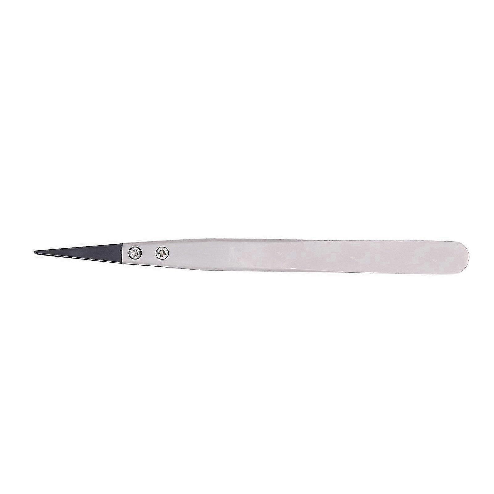 Anti-Static Carbon Fiber Precision Tweezers for Semiconductor Microelectronics - Pointed Tip, High Hardness