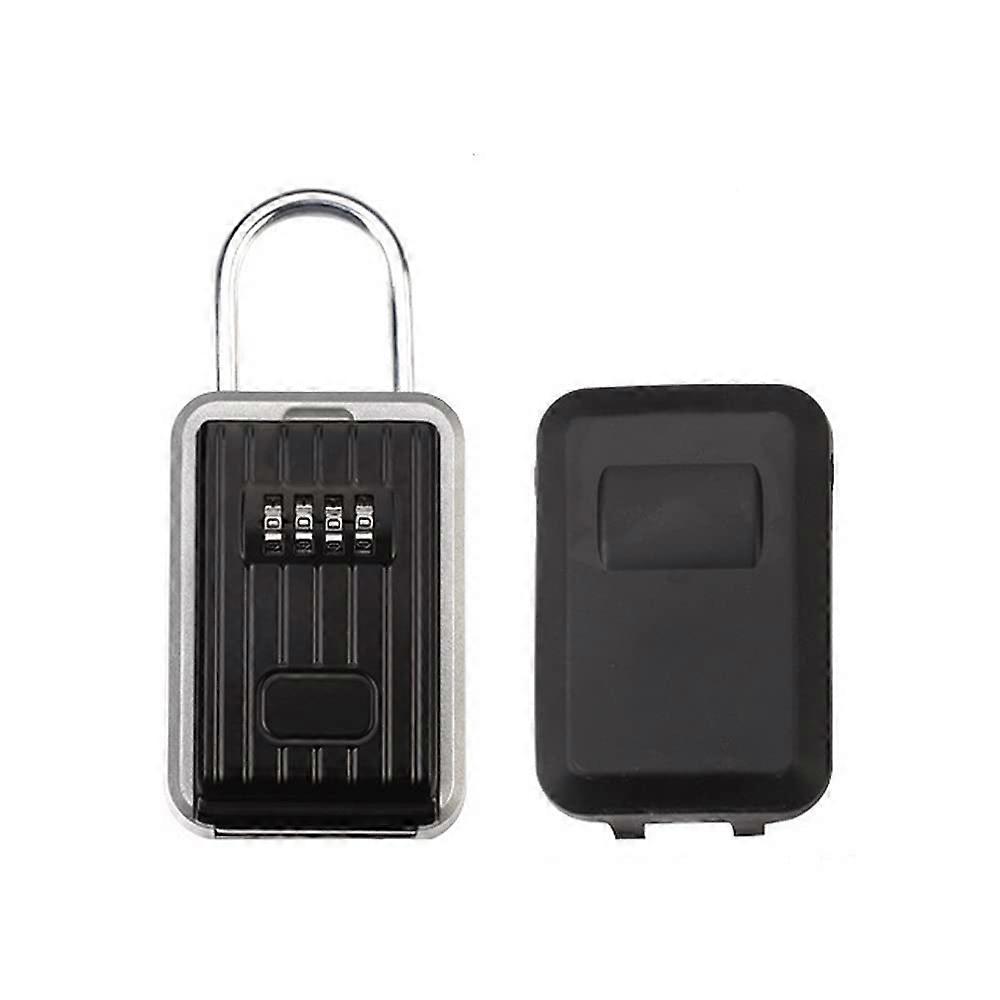 Wall Mounted Key Lock Box with Combination Code - Aluminum Alloy Secure Storage for Home and Office Use