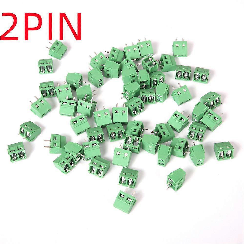 KF127-5.00/5.08mm KF127-2P KF127-3P Terminal Block Connector PCB 5.0mm 2 Pin 3 Pin Pack of 50/100