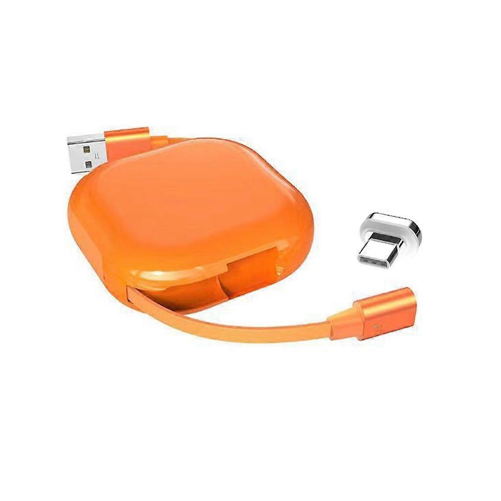 Convenient Retractable USB to Type C Charging Data Cable for Phone Tablet