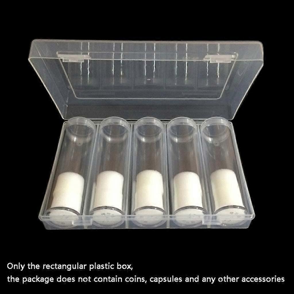 Rectangular Clear Plastic Storage Box Collection for Case Protector for 100pcs 2