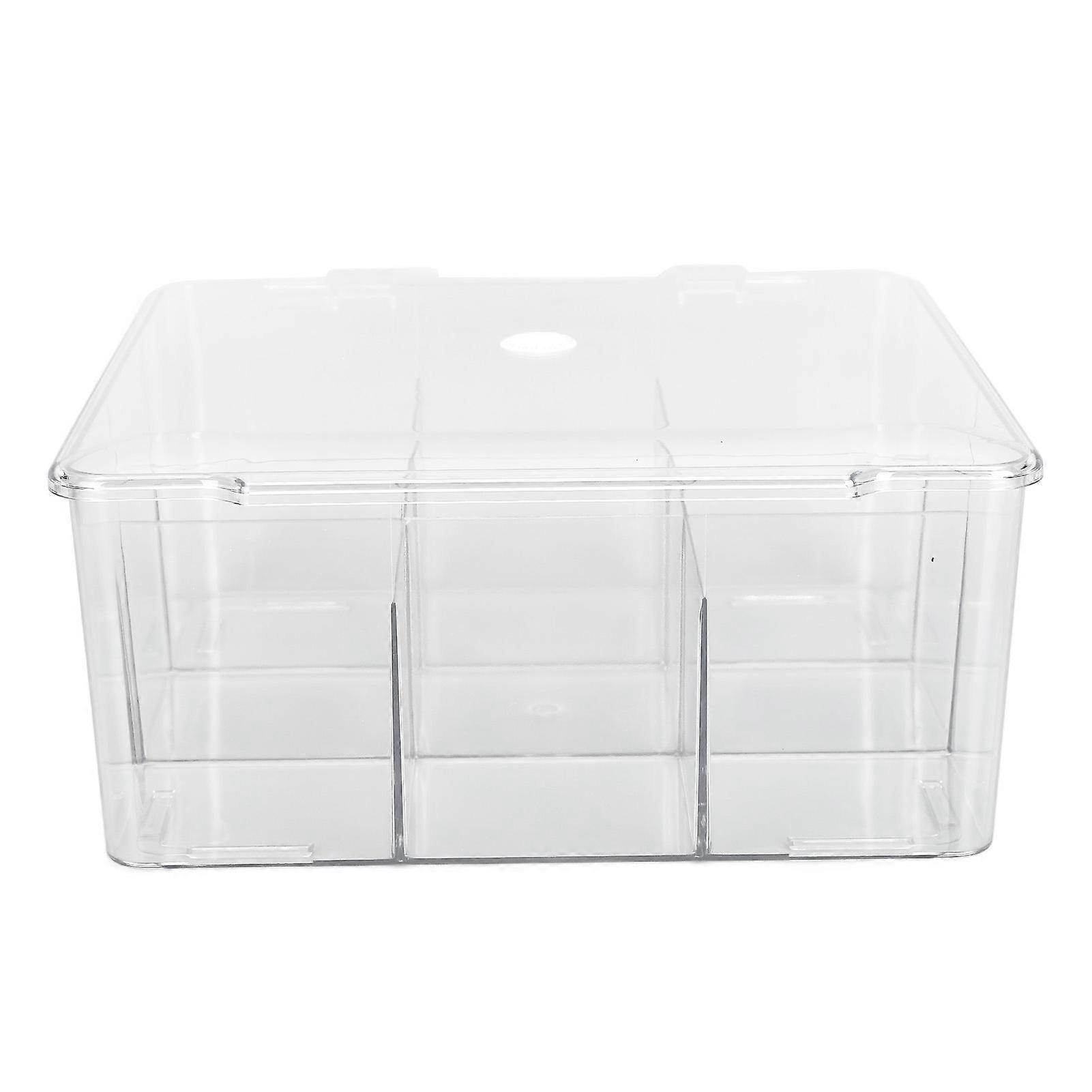 Flip Grids Storage Box Large Capacity Dustproof Easy Access Skincare Samples Organizer Case for Contact Lenses