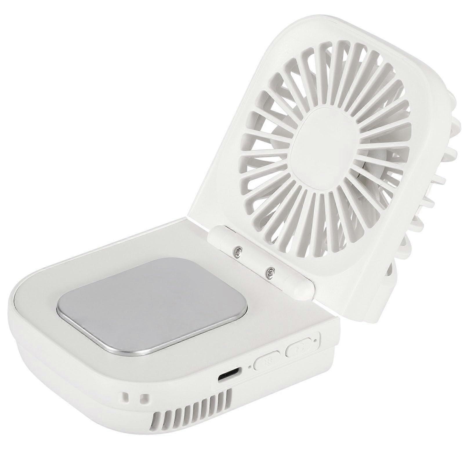Mini Folding Cooling Fan, USB Rechargeable, 3-Speed Portable Airflow, Compact Size for Outdoor and Office Use