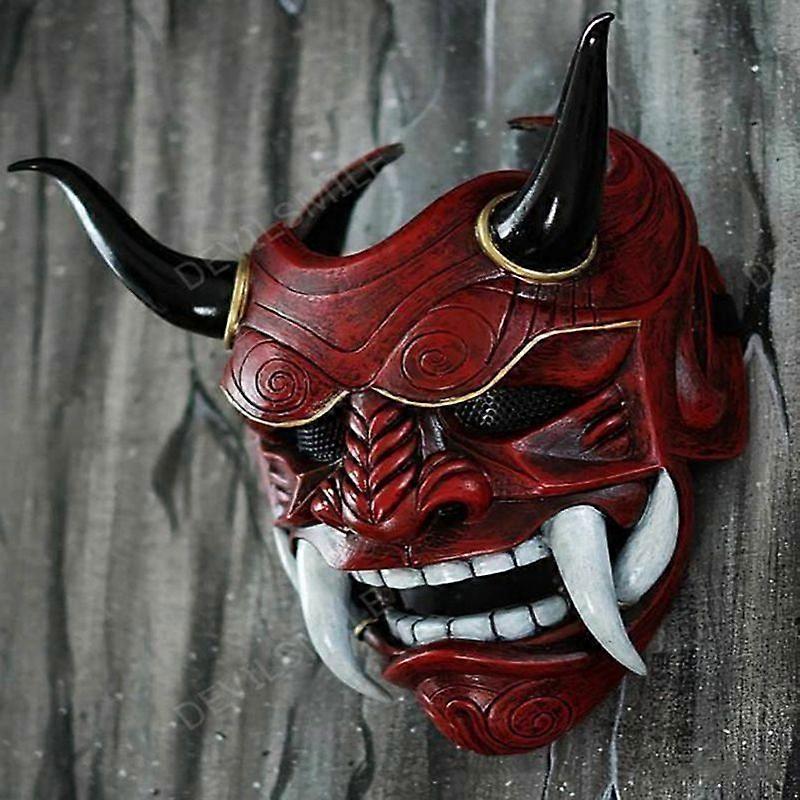 Duch Hannya Halloween Maškarádna Maska Prajna Half Face Masks Samuraj