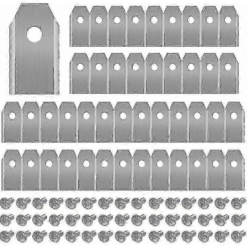 45 X Titanium Knife Blades For All Husqvarn/automower/yardforce/gardena Robotic Lawn Mowers Edition SZRH A-F