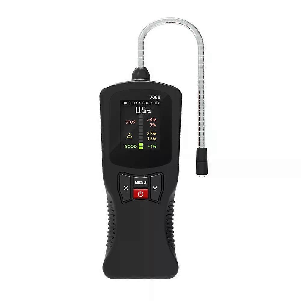 V066 Accurate Brake Fluid Tester Car Auto Oil Moisture Liquid Brake Oil Detection Instrument LED Digital Tester Car Testing Tool