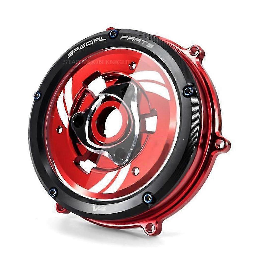 (Red 1) Motorbike Engine Clutch Guard Cover Ignition Protector Dustproof Cap