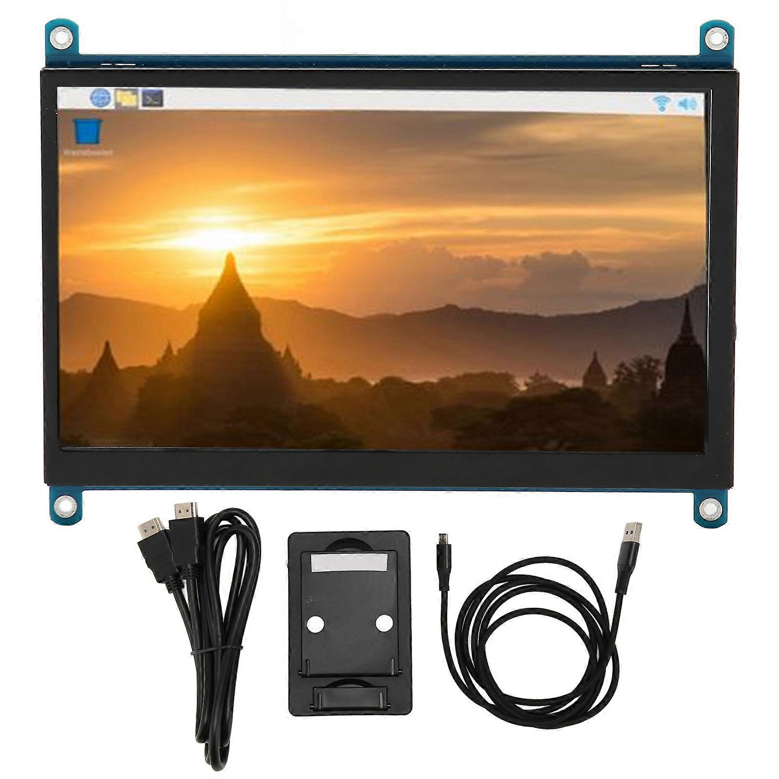 7 Inch Capacitive Touch Screen IPS Display 1024x600 Touchscreen for Rapbberry Pi 4 3 2 1 B B+ A+