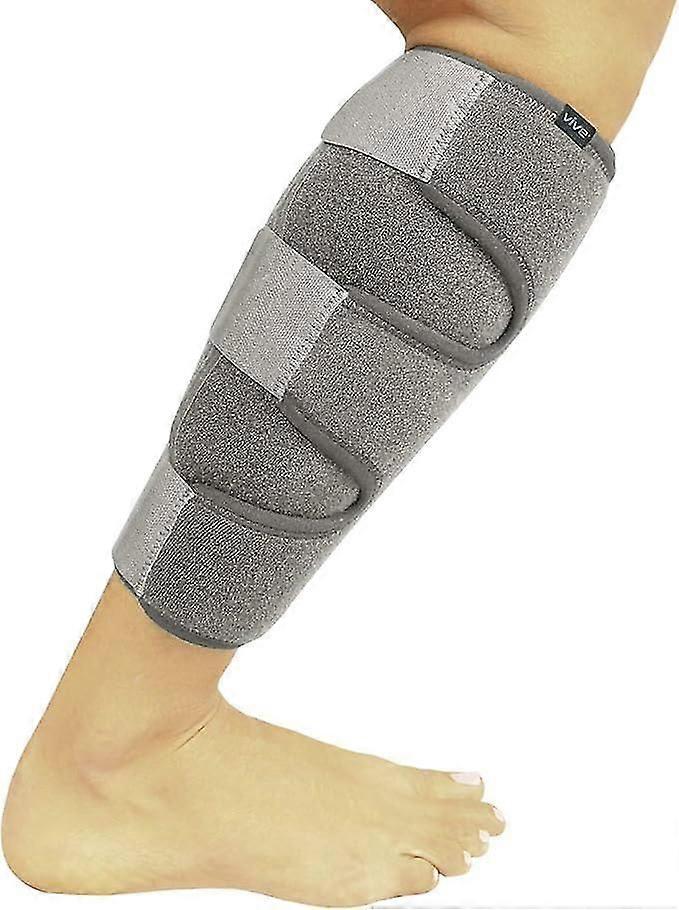 Calf Support - Adjustable shin splint support - Calf compression wrap increases circulation and reduces muscle swelling