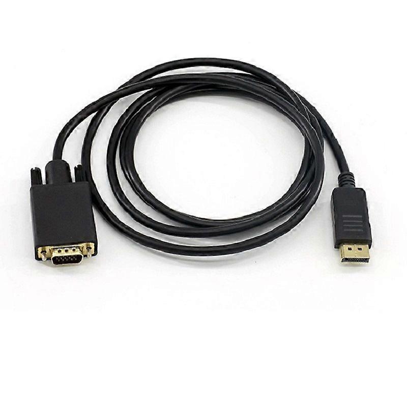 DP to VGA conversion cable Displayport to VGA monitor adapter cable VGA high-definition data cable 1.8 meters