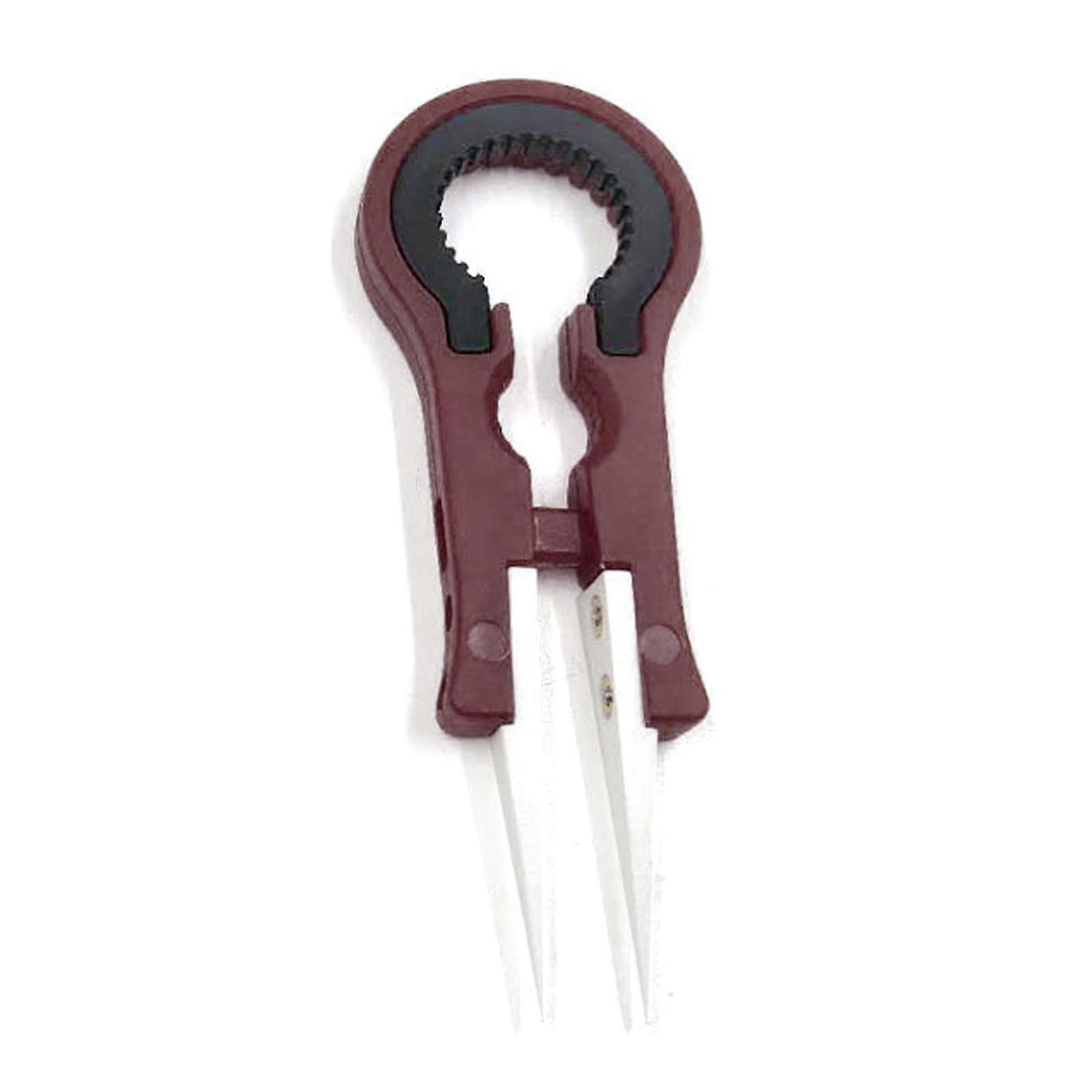 Upgrades   Multifunctional Plastic Precisions Tweezers temperature  Resistance thousand  Degrees for DIY Craft Electronics  Red