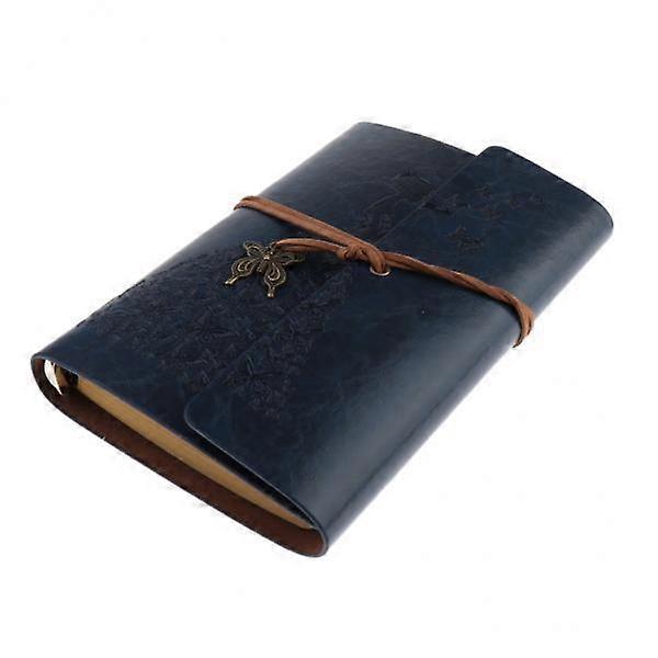 6xLeather Journal Notebook Portable Loose Leaf Blank Notebook