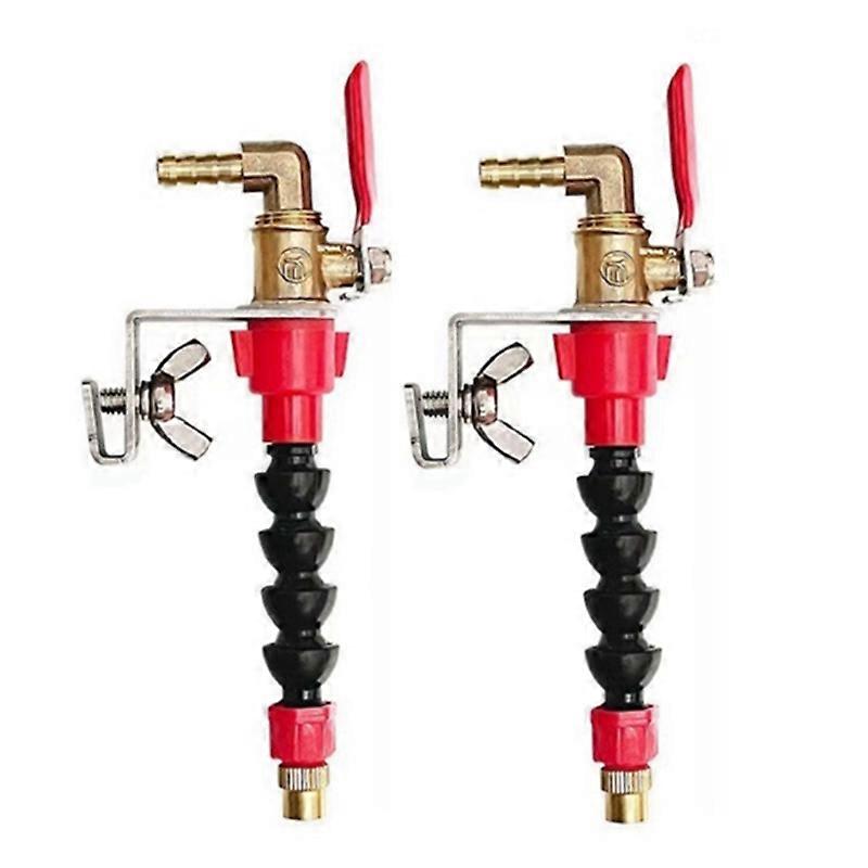 Dust Remover Water Sprayer System Nozzle Coolant Misting 2Pcs