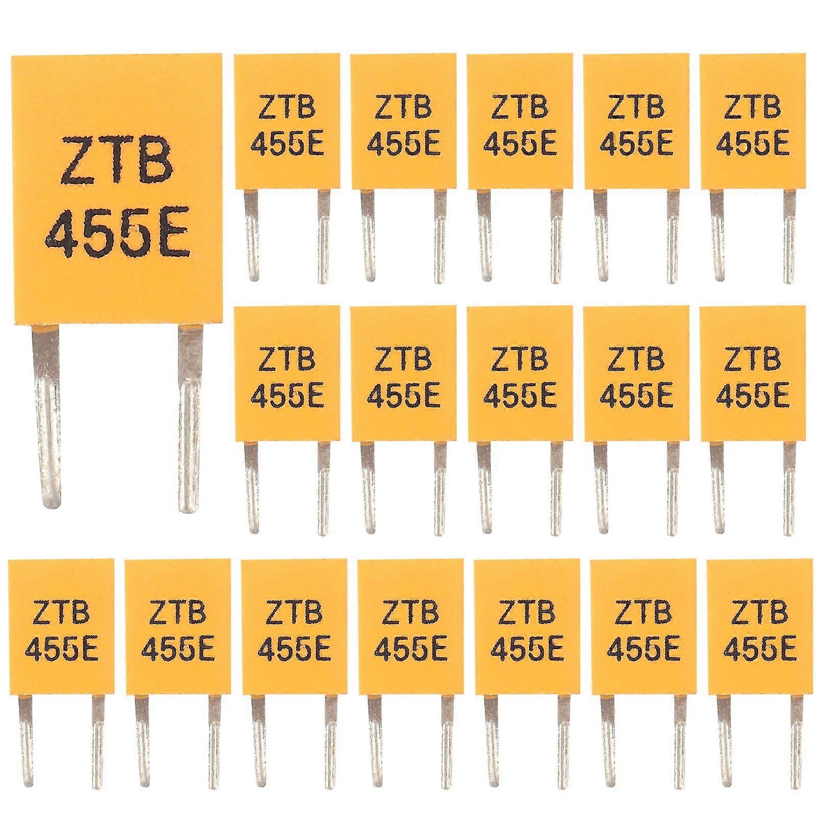 40Pcs Crystal Oscillator Passive Crystal Resonator Ceramic Filter for TV Control