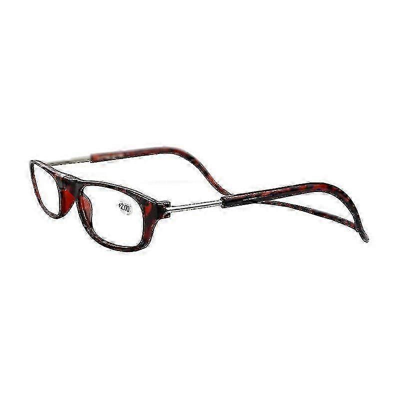 1.0~ 4.0 Hanging Magnetic Reading Eye Glasses Front Snap Click Connect Neck