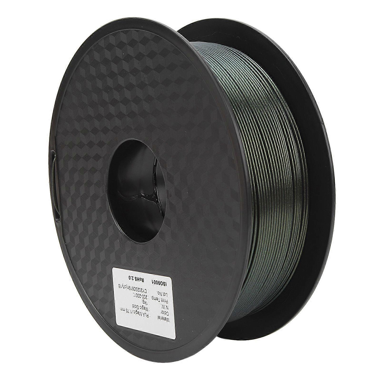 2025 Τελευταίο μοντέλο 3D εκτύπωσης αναλώσιμο 1.75mm PLA νήμα χρυσό χρώμα 3D