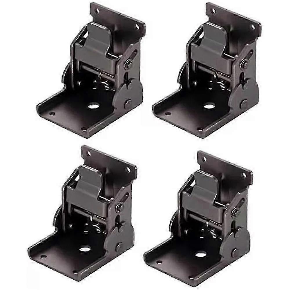 2/4pcs 90 Degrees Self-Locking Folding Hinge Anti-Corrosion Invisible Connector - shang jue