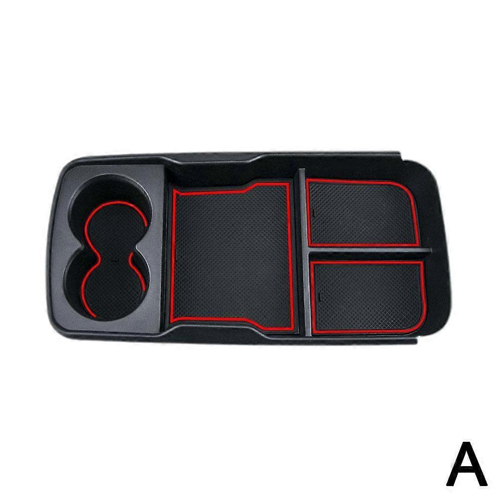 Red (A) $ Applicable to Kia EV6 interior modification ev6 lower center control seat water cup storage box water cup rack