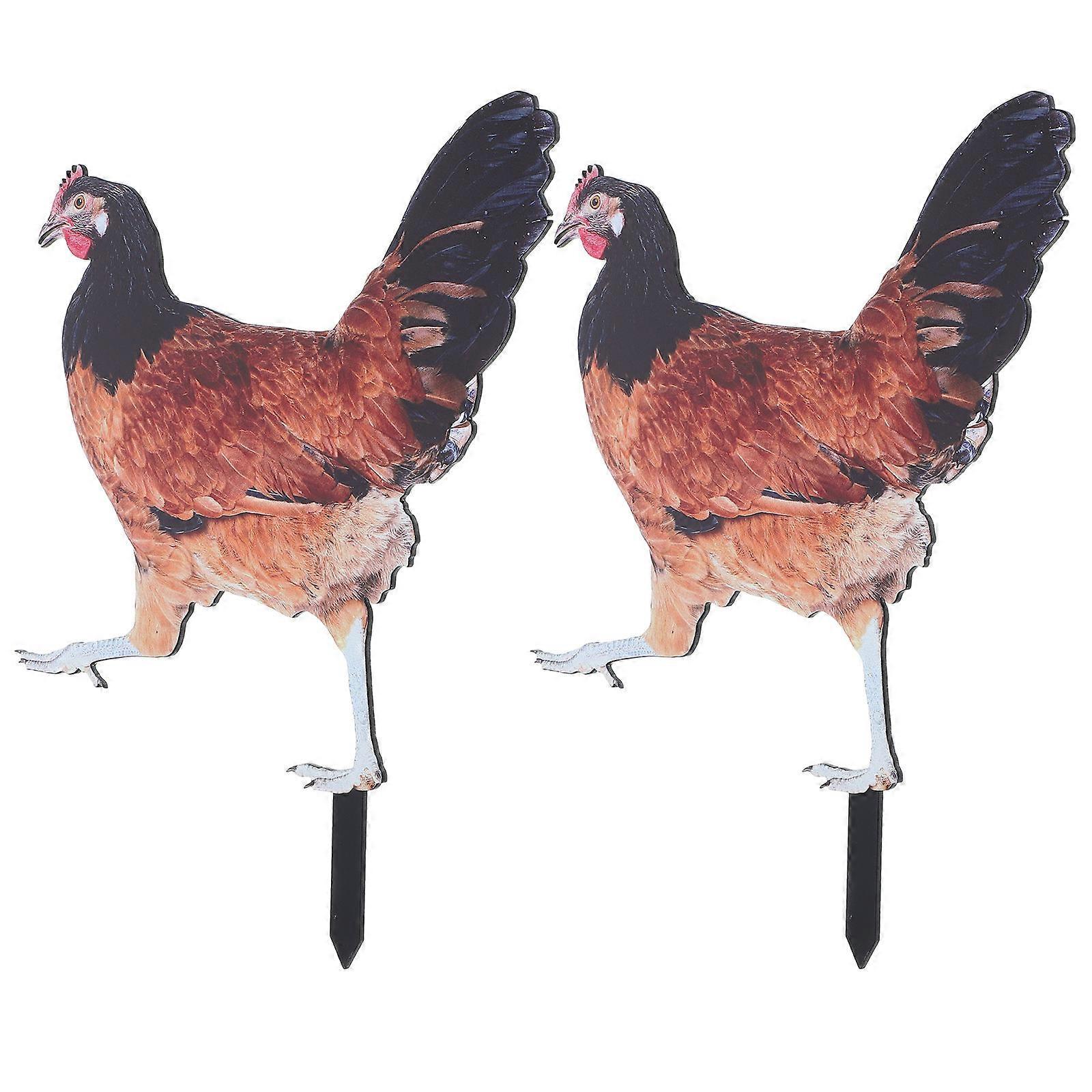Chicken Yard Sign Decorations, Functional and Attractive for Outdoor Spaces