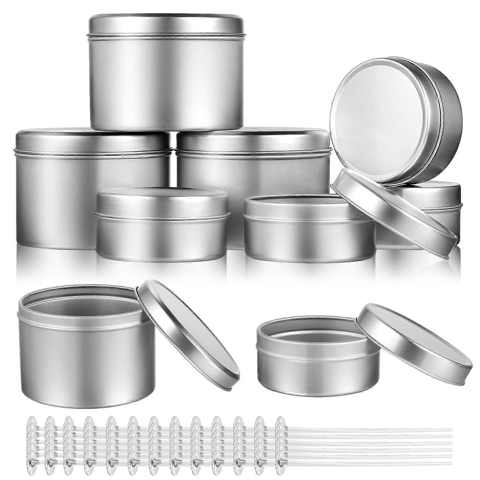 Making Supplies with Rust Proof Aluminum Tins and Cotton Wicks