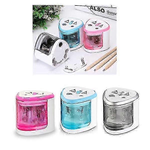 Electric Two-hole Pencil Sharpener for Home, Office, and School Use