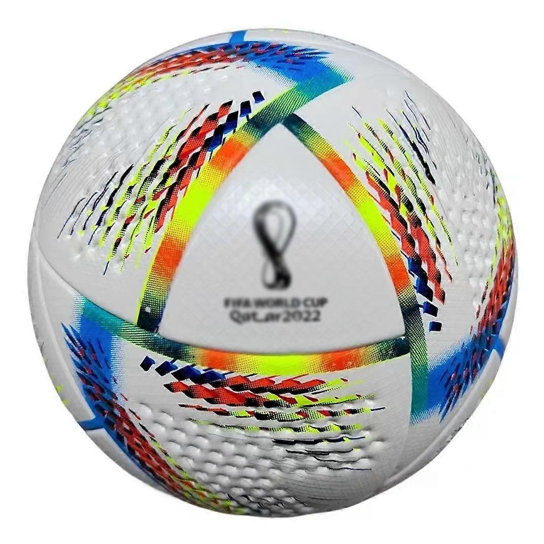 Pallone da calcio verde fluorescente Qatar 2022 per partite e allenamento