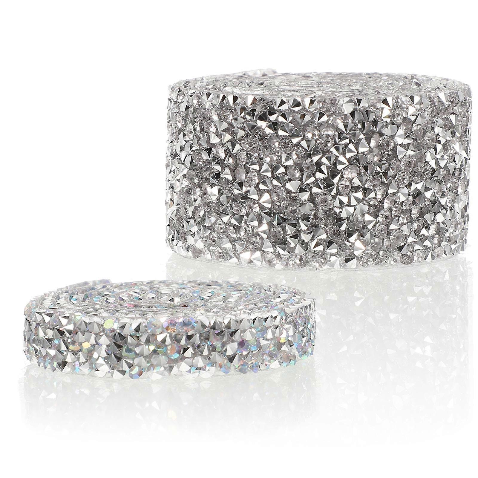 Crafting Rhinestone Strips with Self-Adhesive Feature, Perfect for Multiple Surfaces