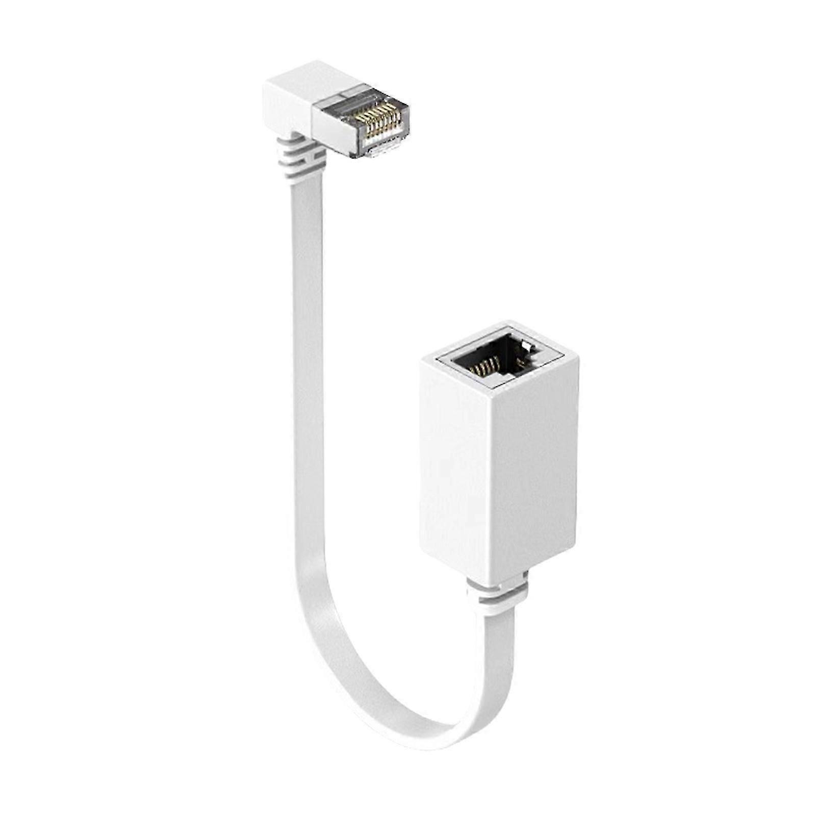 Ethernet Extension Cable Networking Cat7 Ethernet Extender Cable Adapter RJ45 Cord Shielded Male to Female Connector