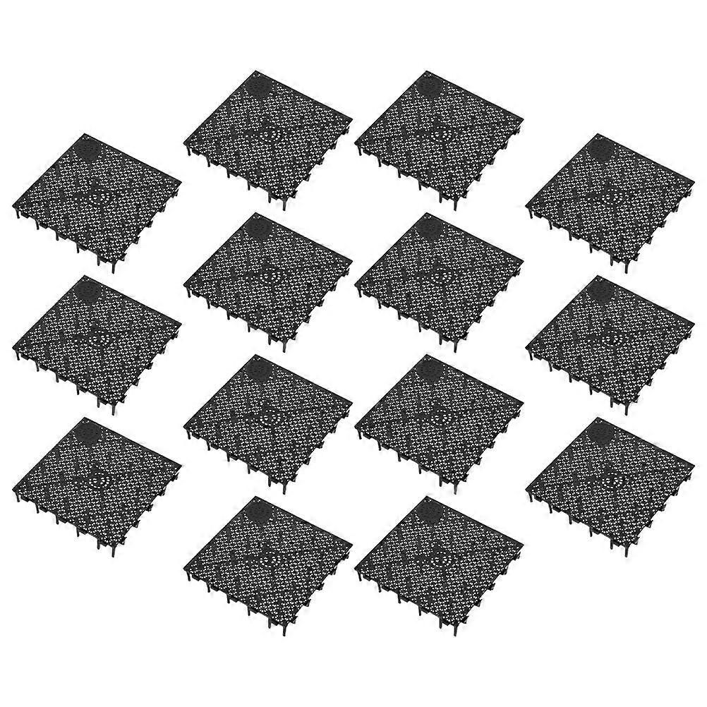 プラスチック格子パネル水槽底フィルタープレート水族館造園ベースPP14個