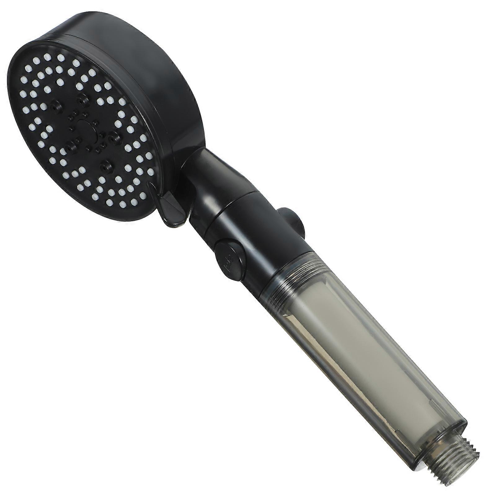 Plastic Shower Part Showerhead With Handheld Sprayer Hotel Bathing Supply Silicone Material Compact Shape 1Pack