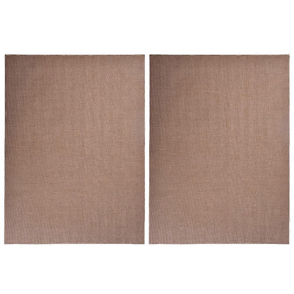 2pcs High Temp Baking Oilcloth Mat for Non Stick Oven Liner, Ideal for Cookies, Bread, and Desserts in Kitchen and Bakery