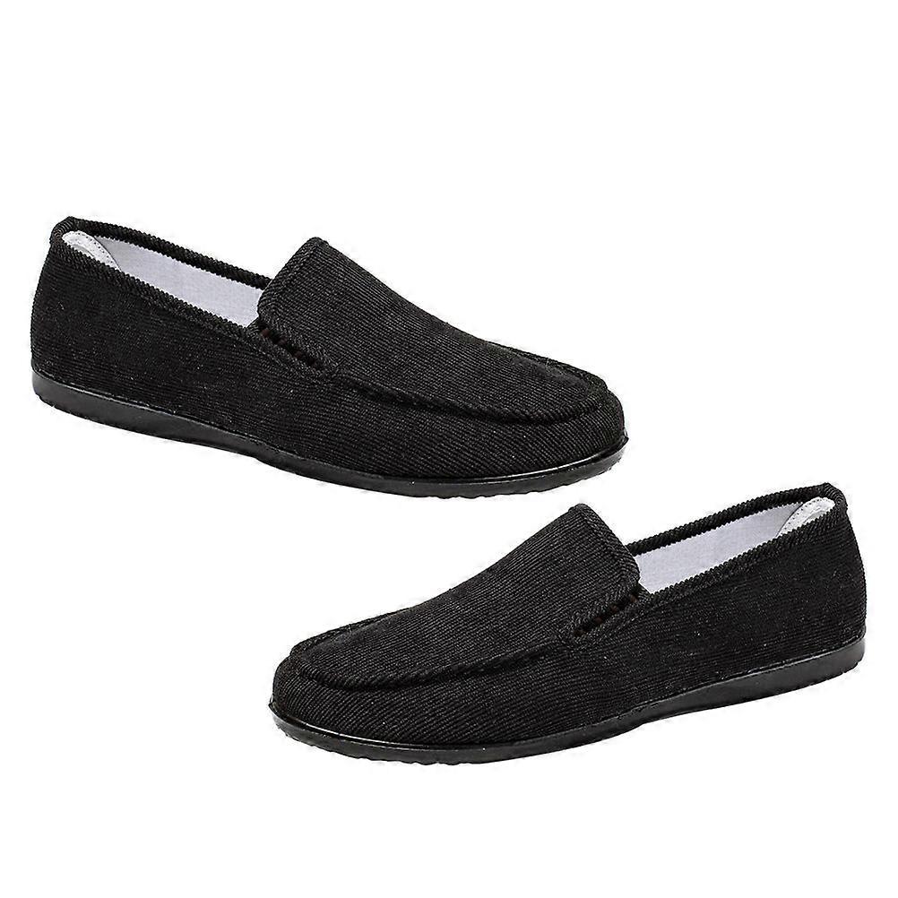 Breathable Lightweight Men's Casual Shoes Soft Sole for Jogging Walking Shopping and Fashionable Occasions Unisex Design Black