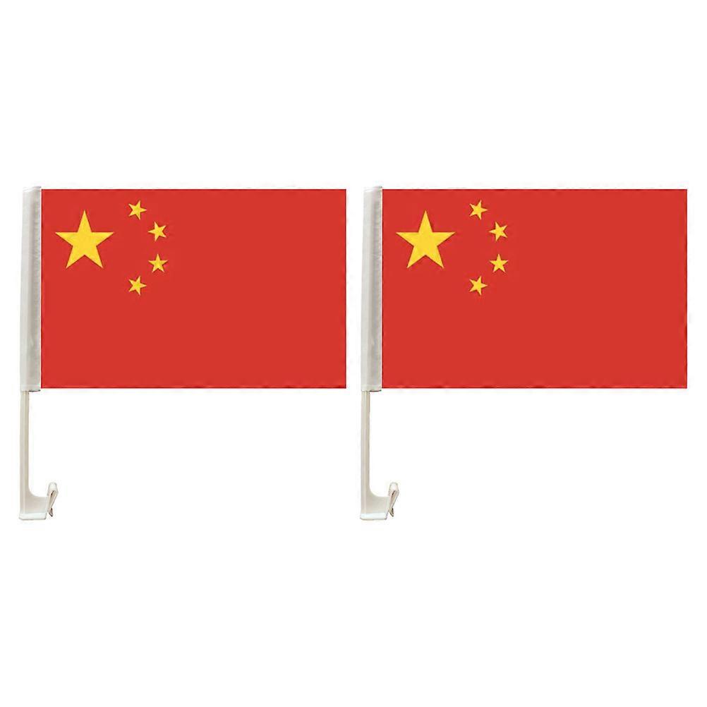 Vehicle Flag Rack Assorted Color Cylindrical Festival Flag Holders Portable 2 Sets