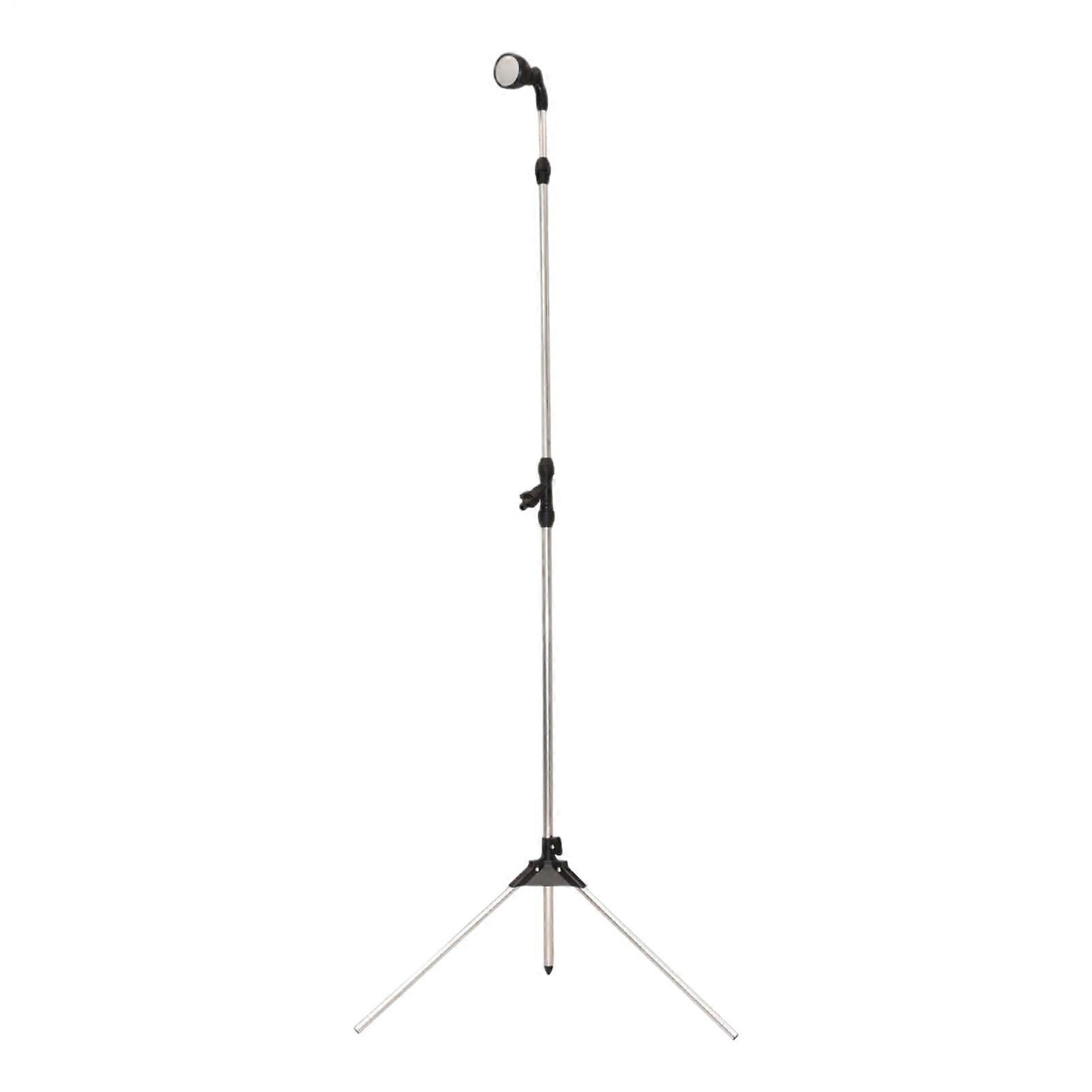 Außenpool Shower Freestanding Bath System with Adjustable Showerhead, On/Off Valve, Aluminum Alloy, PP for Outdoor Use