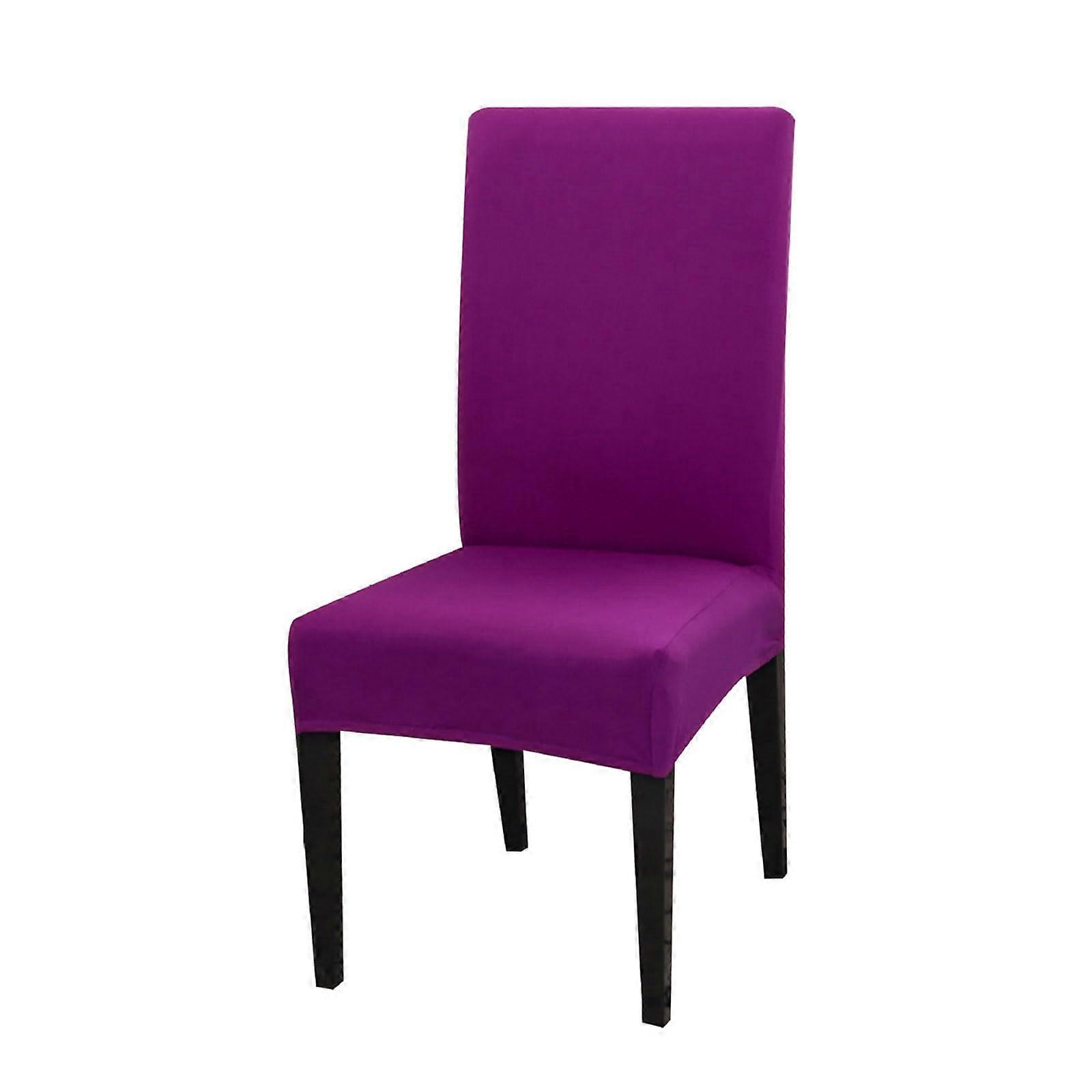 Stuhlabdeckung Solid Color Kche Dining Elastic Stuhl Slipcover Hochzeitsbro Hotelmöbel Ref: 4172