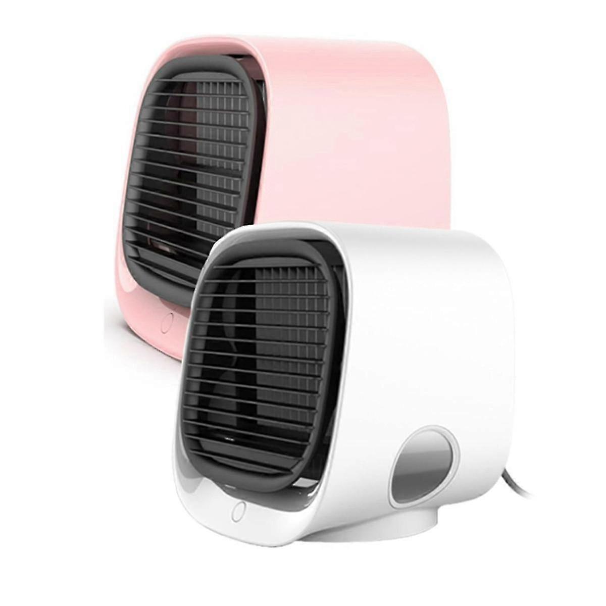 Portable Air Cooler with Ice Compartment, 3 Speeds & Timer for Indoor Cooling, Low Energy Consumption