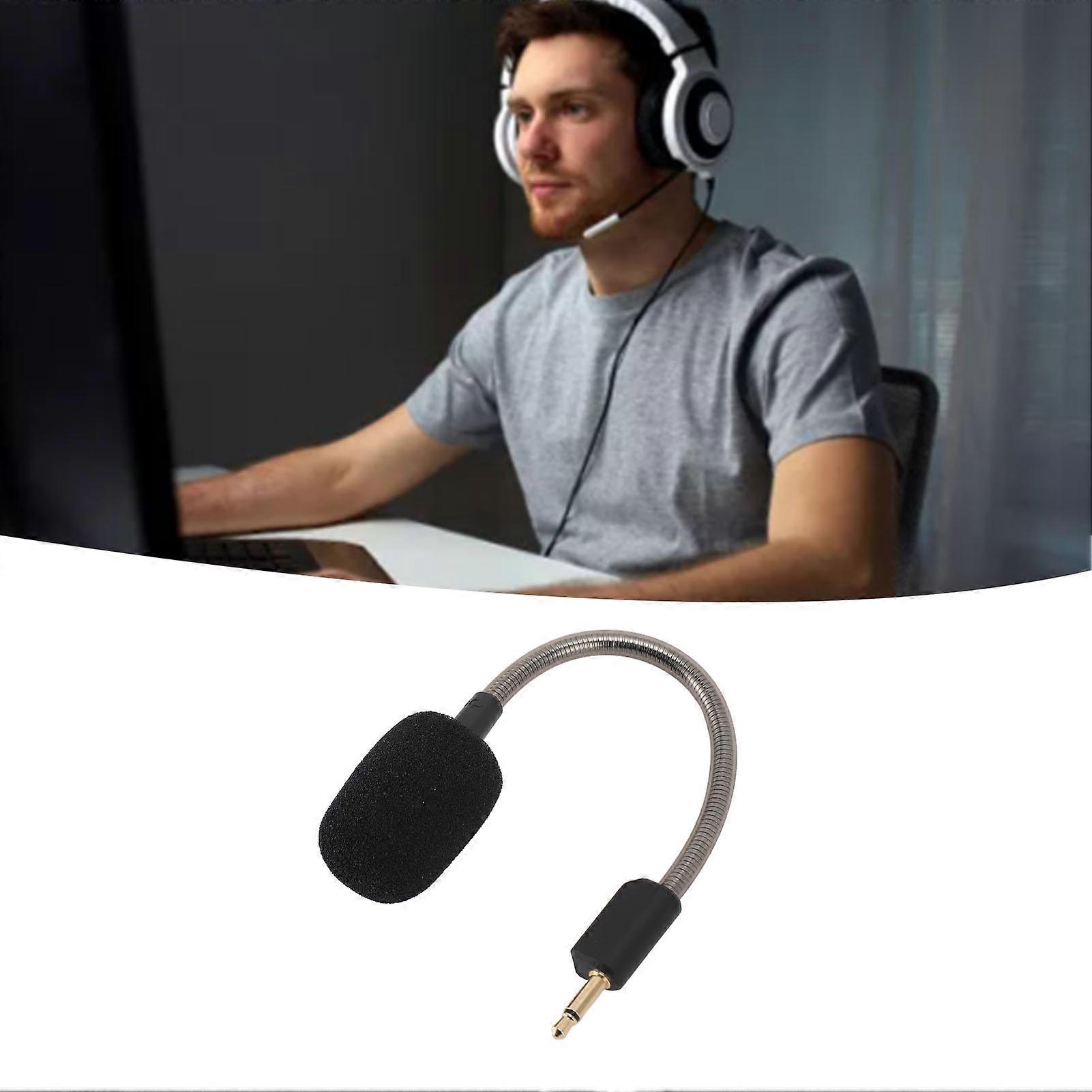 Replacement Game Mic ABS and Foam Headphones Detachable Microphone for Razer BlackShark V2 BlackSharV2 Pro 