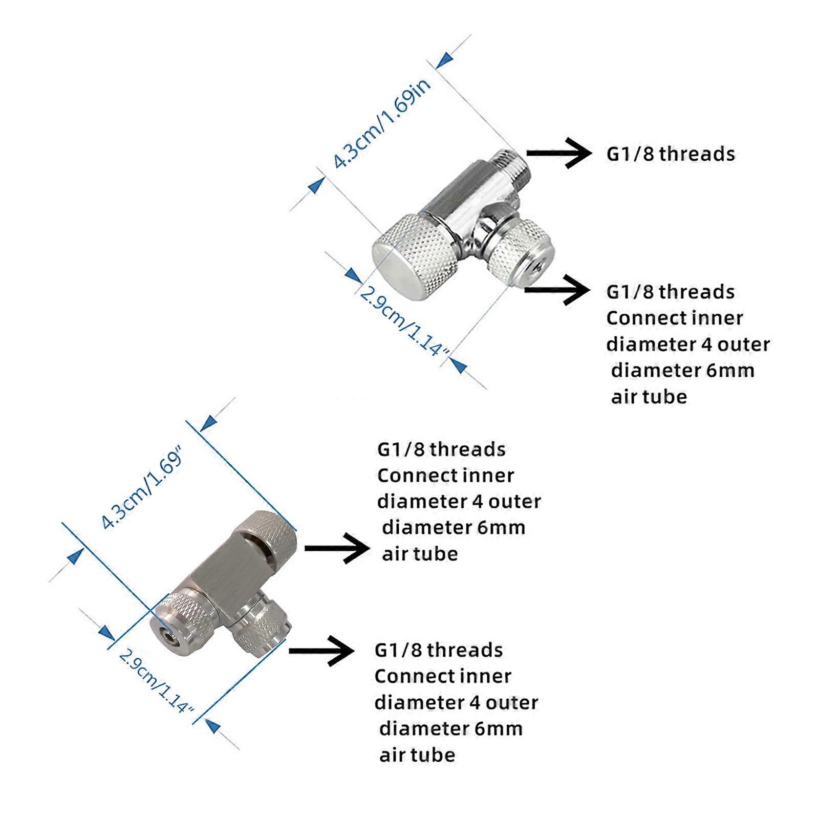 Single-Head Dual-Head Needle for Valve Regulator Precise Needle for Valve Adjusting Bubble Counter Valve-Regulator Diffu